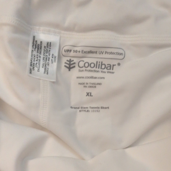 Coolibar Women's White Skort - Picture 6 of 7